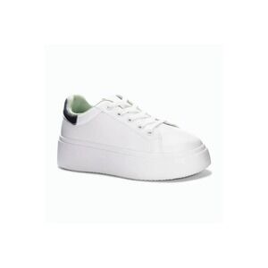 NEW Dirty Laundry Record Smooth Womens Platform Sneakers White  Silver Size 9.5